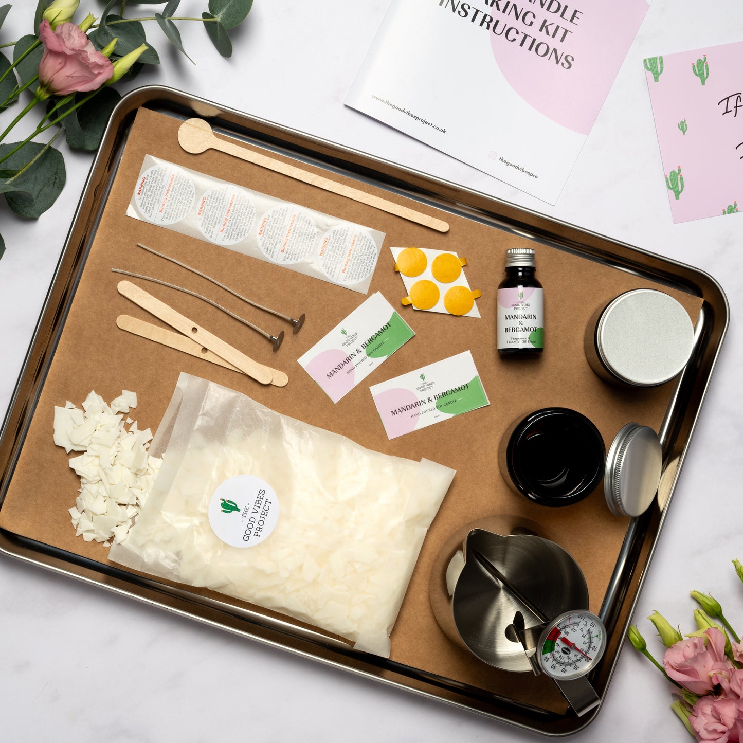 Candle Making Kit STARTER KIT | Make Your Own 4 Soy Scented Candles