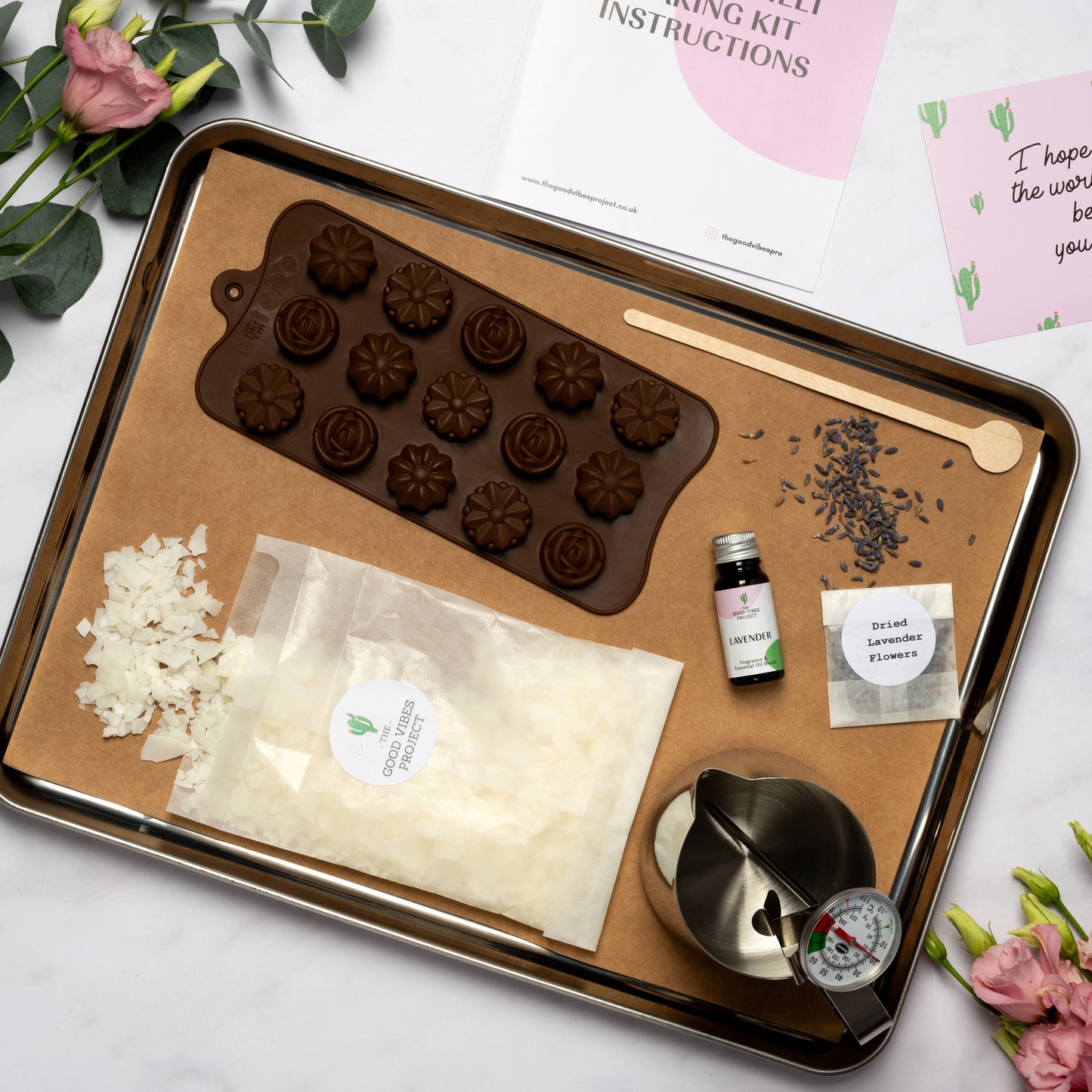 BUNDLE Wax Melt Making Starter Kit + Extra Supplies | Make Your Own 45 Soy Wax Melts