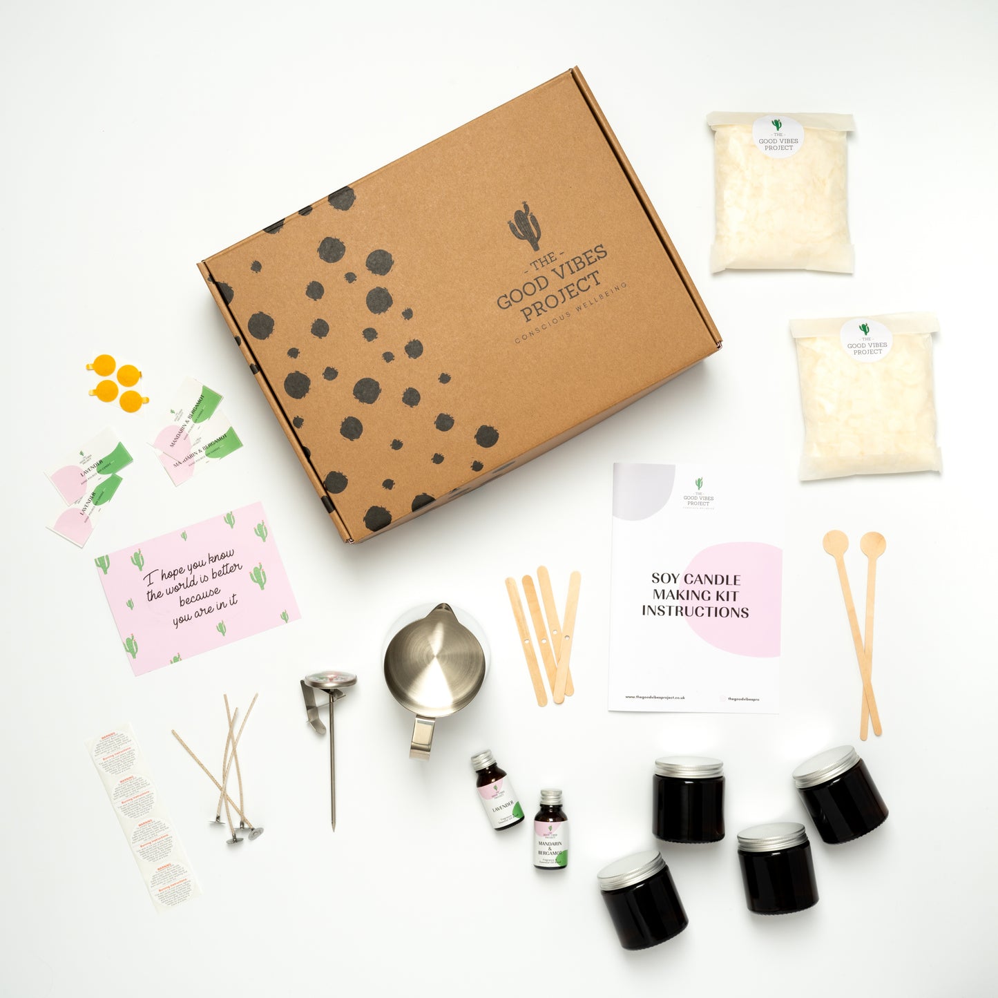 Candle Making Kit STARTER KIT | Make Your Own 4 Soy Scented Candles